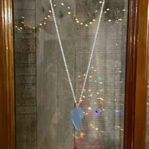 Montana Yellowstone River Glass Necklace